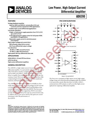 AD8390ARCZ-REEL7 datasheet  